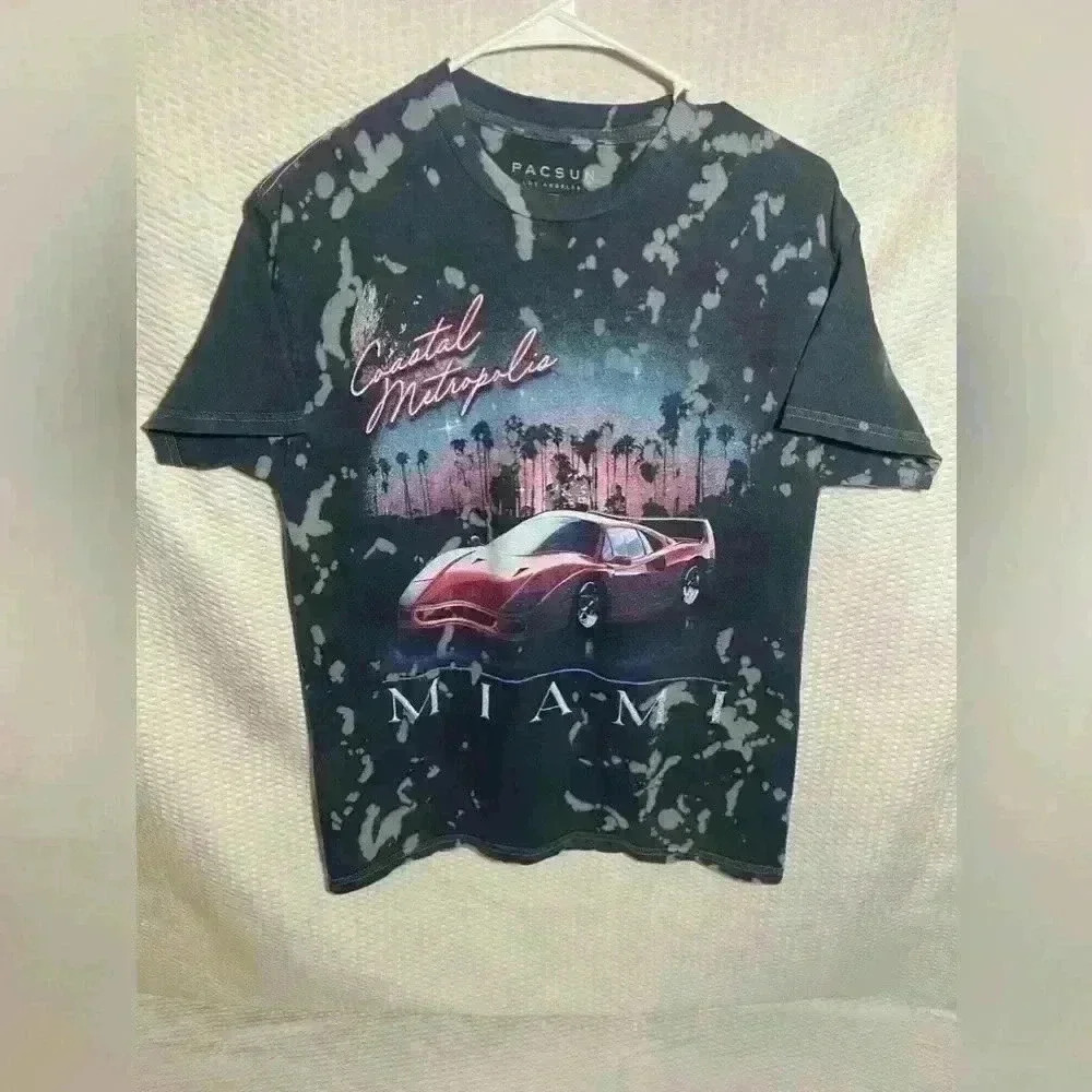 Pacsun Small Graphic Tie Dye Tee
